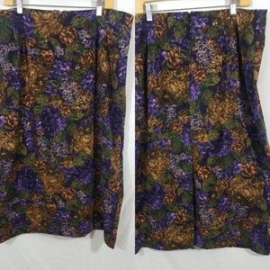 Briggs New York 18w floral skirt